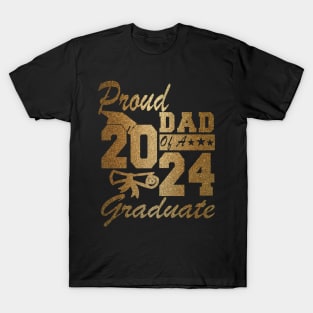 Proud Dad of a 2024 Graduate Class of 2024 Senior T-Shirt